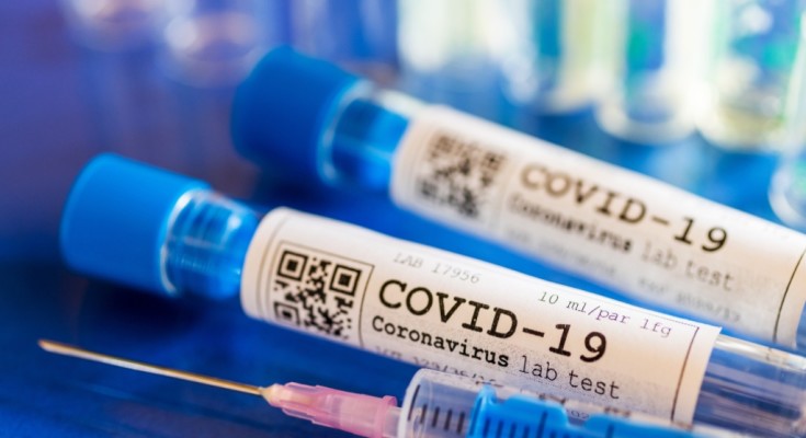 dangerous coronavirus Covid-19 virus in a laboratory - infection of 2019-nCoV virus.  Global pandemic risk due to coronavirus outbreak